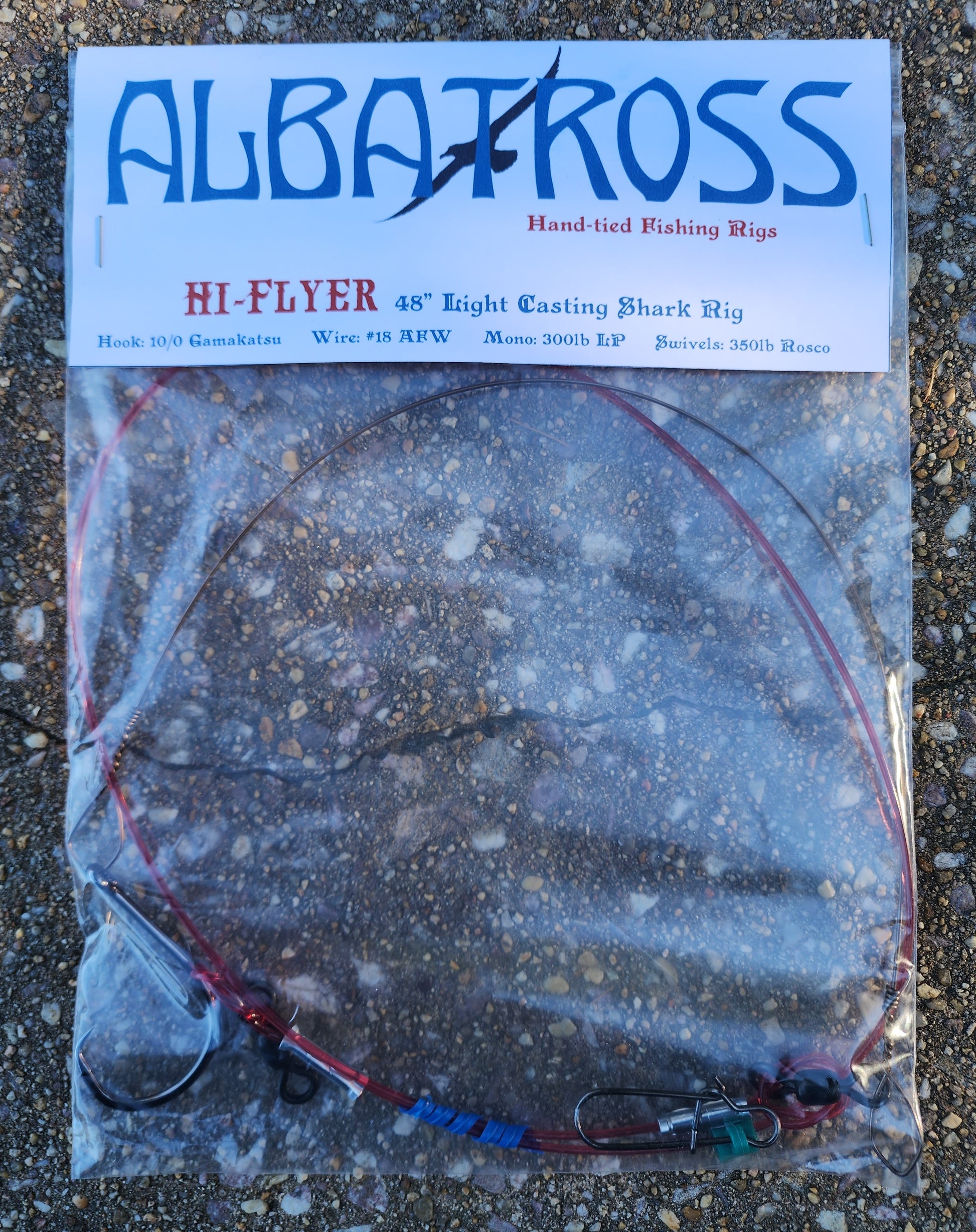 Hi-Flyer: Light Casting Shark Rig – Albatross Hand-tied Fishing Rigs